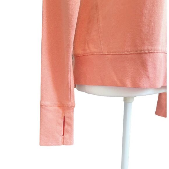 Sweaty Betty Peach Coral Pullover Sweatshirt Long Sleeve Small - Picture 4 of 10